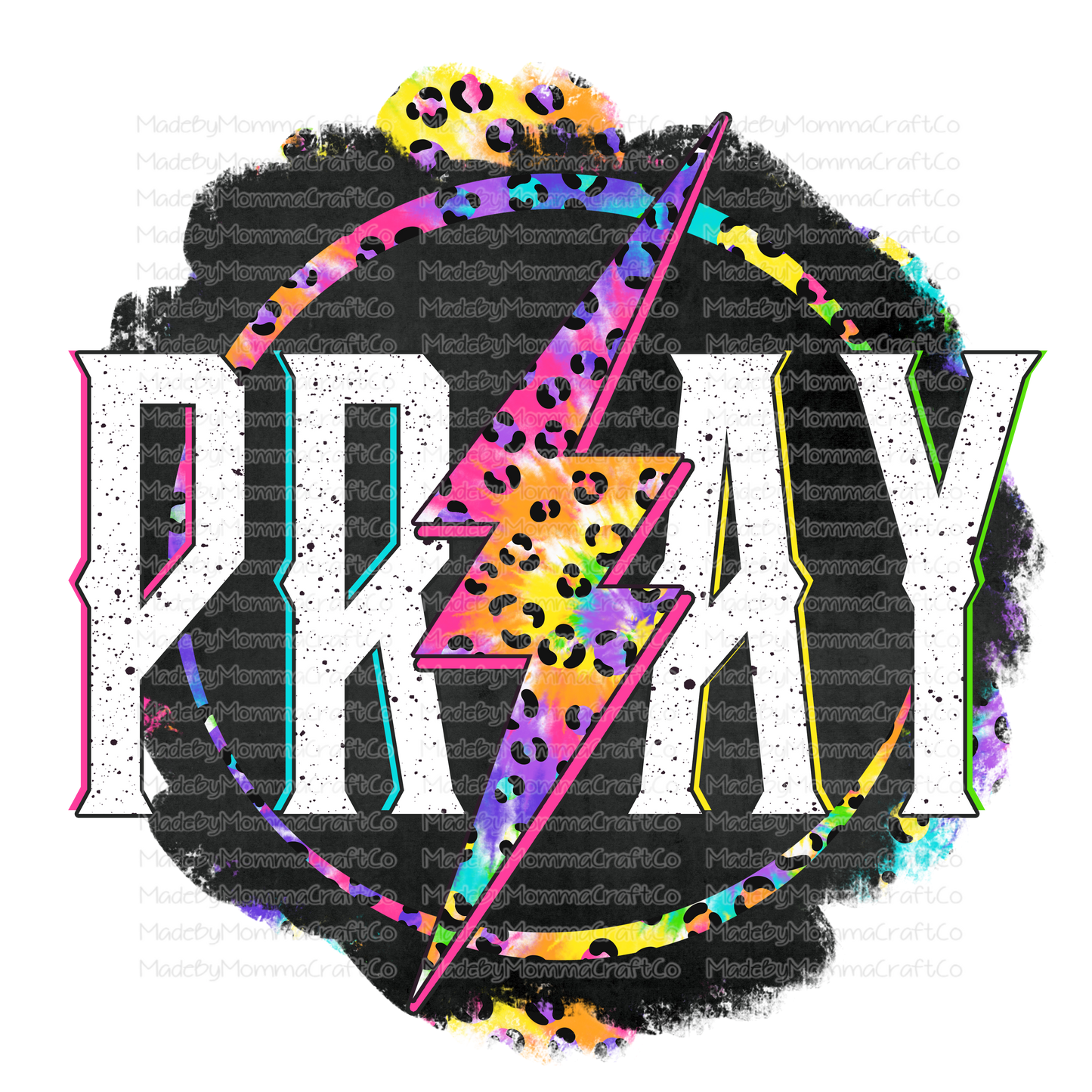 Pray - Rainbow - Lightning - Leopard - Cheat Clear Waterslide™ or White Cast Sticker