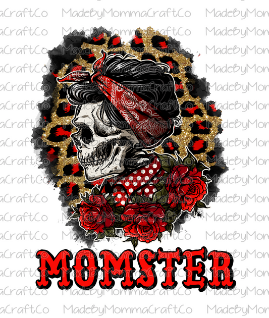 Monster Skull Halloween Cheat Clear Waterslide™ or Cheat Clear Sticker Decal