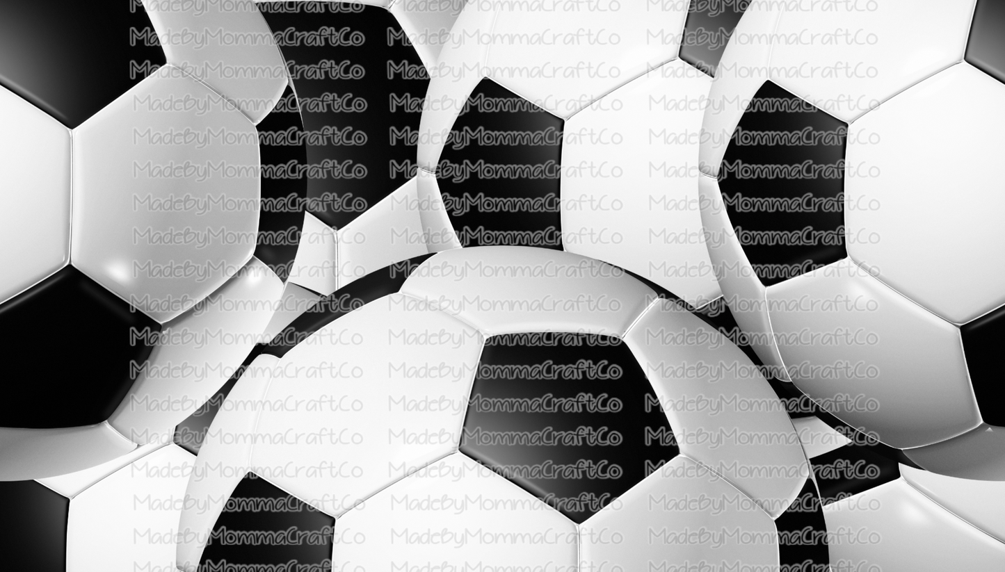 Soccer Ball Sublimation Libbey Can Wrap