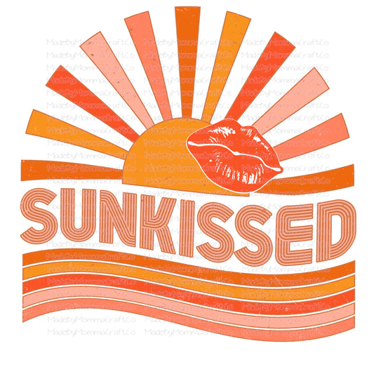 Sunkissed Retro Sunrise - Cheat Clear Waterslide™ or White Cast Sticker