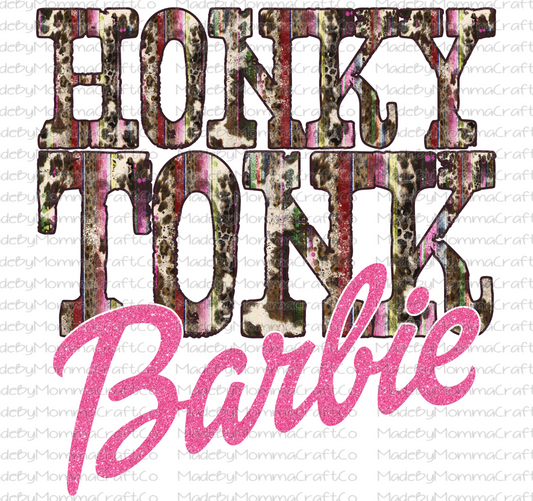 Honky Tonk Barbie Country - Cheat Clear Waterslide™ or White Cast Sticker